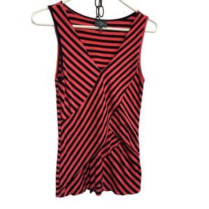 Market & Spruce Size M Orange & Black Top